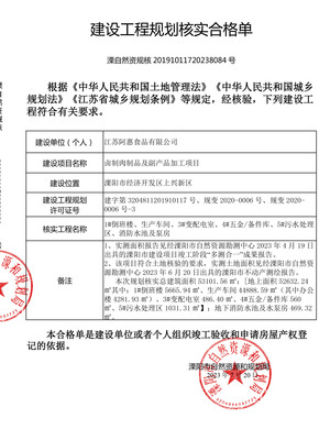 江蘇阿惠食品 匠心規劃，打造高標準鹵制肉制品及副產品加工項目